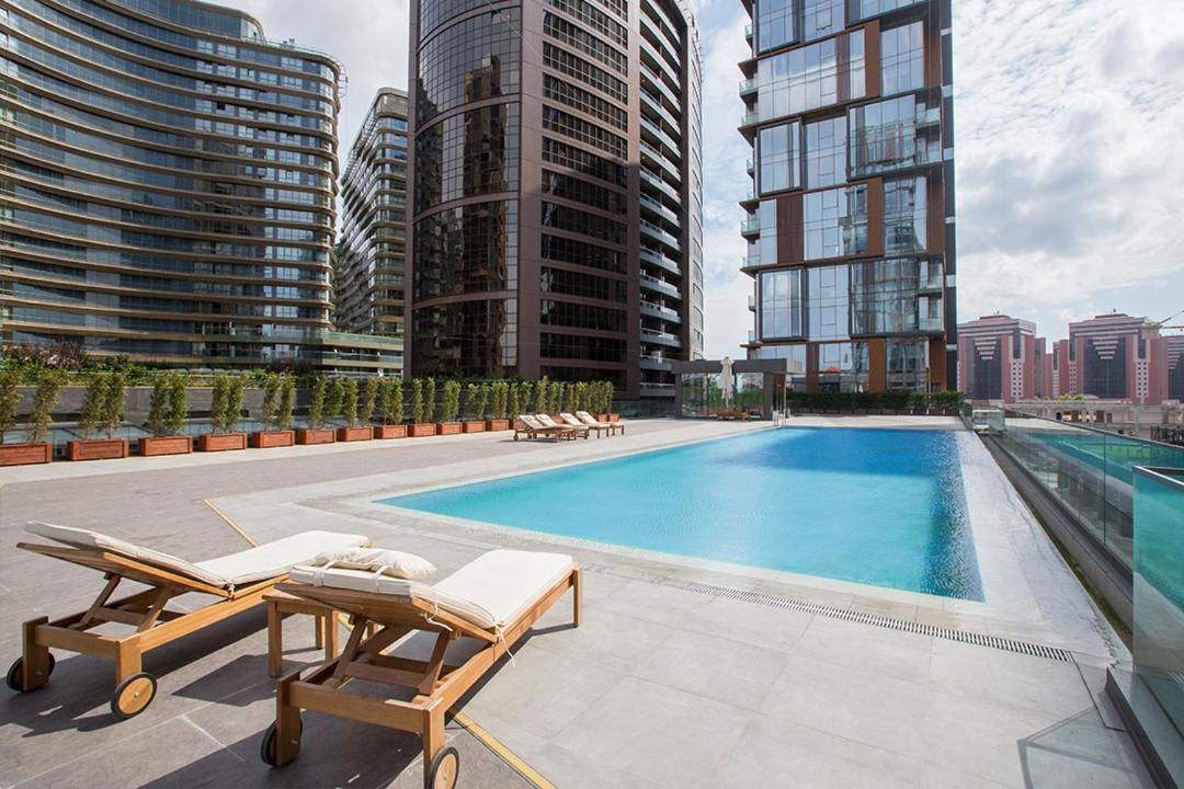 Residence Retro9 B-Blok Atakoey Apart 2 Rooms Wifi Pool 伊斯坦布尔 外观 照片